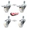Service Caster 3 Inch Nylon Wheel Swivel 12mm Threaded Stem Caster Total Lock Brakes, 2PK SCC-TSTTL20S314-NYS-M1215-2-S-2 - alternate 3